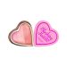I Heart Revolution троен руж Blushing Hearts Candy Queen of Hearts