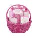 IDC подаръчен комплект за тяло Scented Bath Rose Handle Basket 6 части