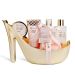 IDC Institute подаръчен комплект обувка Scented Bath Rose 6 части