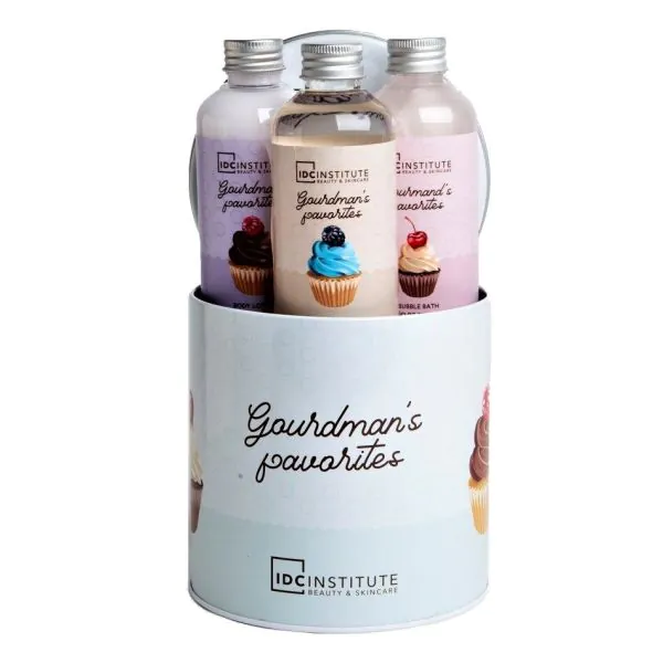 IDC Institute комплект за подарък в кошница Scented Bath Bronze 6 части |  Dodis.bg
