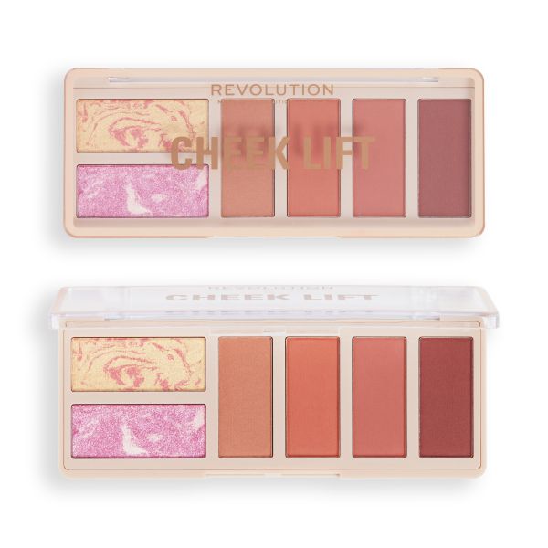 Revolution палитра руж Cheek Lift Coral Dreaming 6 цвята