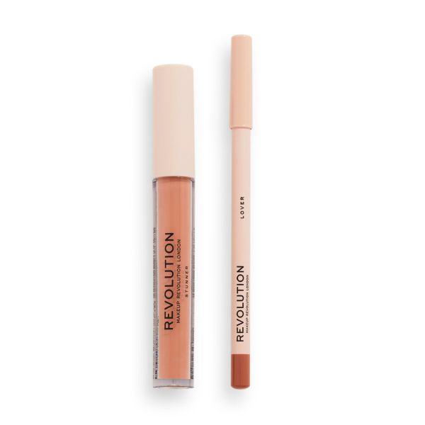 Makeup Revolution комплект червило и молив за устни Lover
