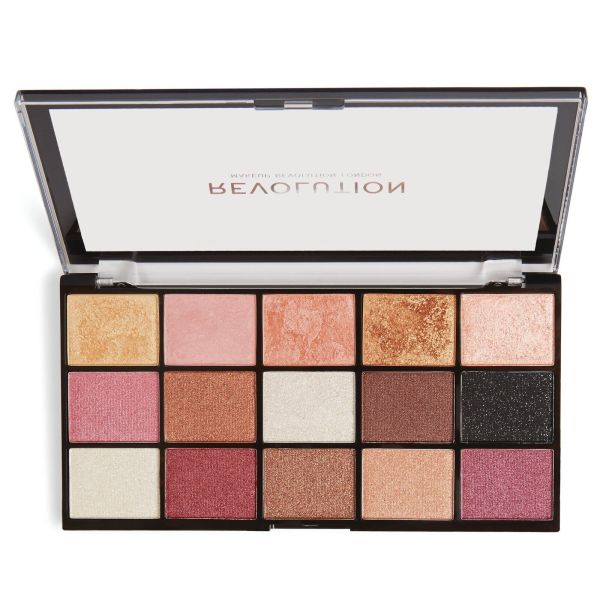 Makeup Revolution палитра сенки за очи Re-loaded Affection 15 цвята