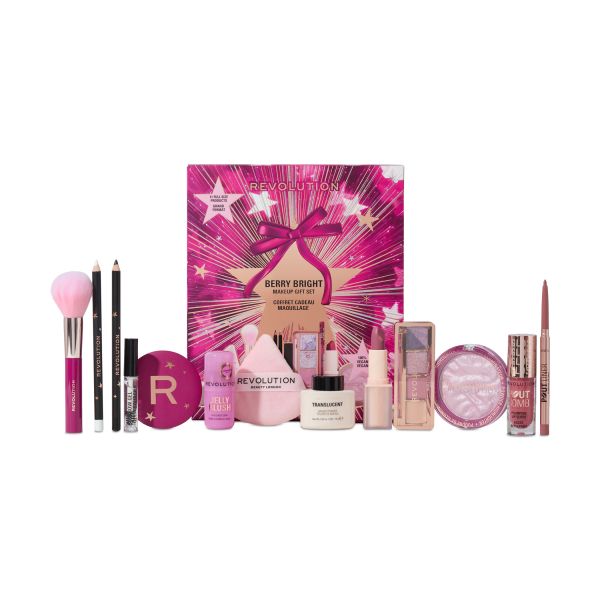 Revolution подаръчен комплект гримове Berry Bright 