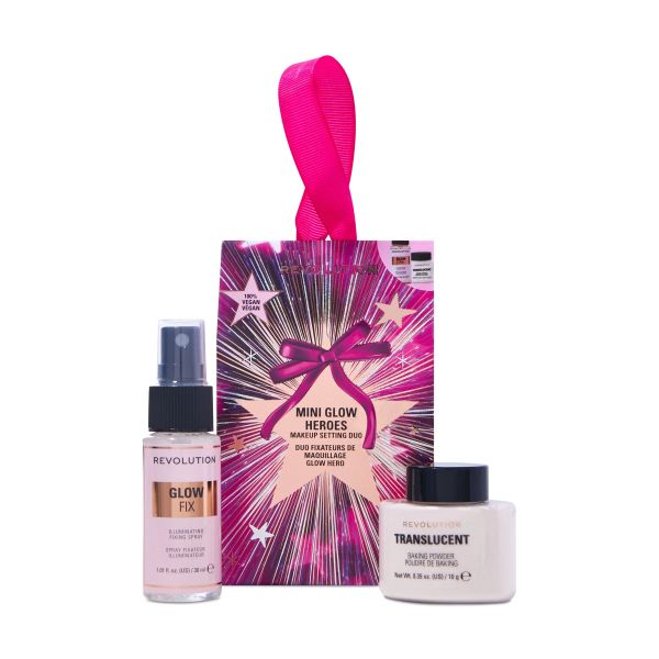 Revolution подаръчен комплект Mini Glow Heroes Makeup Setting Duo