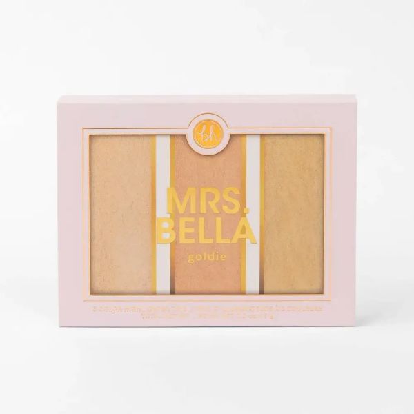 BH палитра хайлайтър Mrs Bella 3 цвята