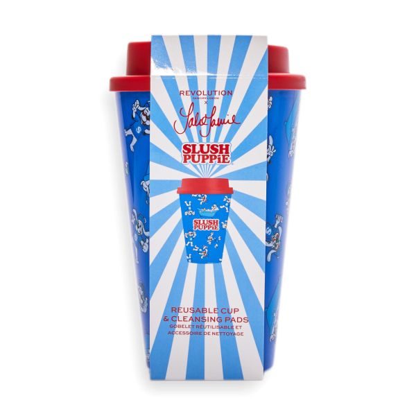 Revolution Skincare x Jake Jamie комплект многократна чаша и гъби за лице 2 броя Slush Puppie