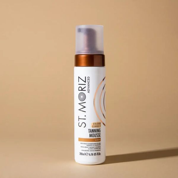 St. Moriz коригиращ автобронзиращ мус light 200мл Advanced