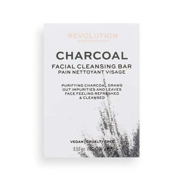 Revolution Skincare почистващ сапун за лице с въглен Charcoal 100гр