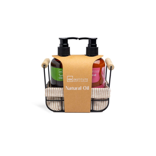 IDC Institute подаръчен комплект  за тяло Natural Oil 3 части