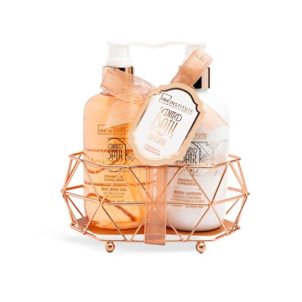 IDC Institute подаръчен комплект за тяло Scented Bath Bronze 3 части