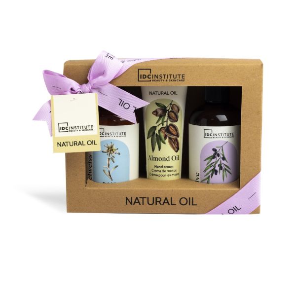 IDC Institute подаръчен комплект Natural Oil 3 части