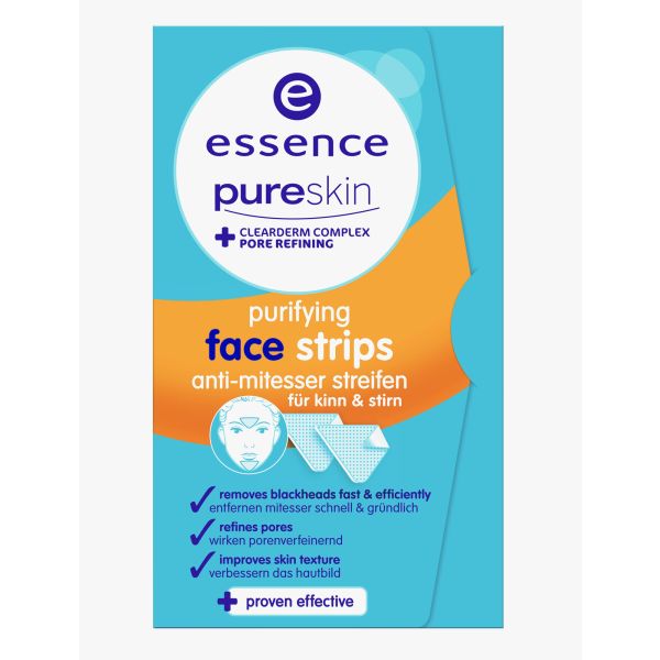 Essence pure skin лепенки за лице 3x2бр