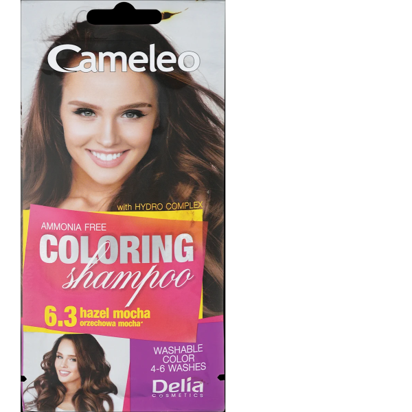 Cameleo шампоан оцветяващ саше 6.3  мока лешник 40мл