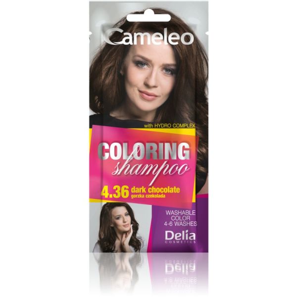 Cameleo Оцветяващ  шампоан  саше 4.36 тъмен шоколад 40мл.