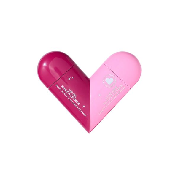 I Heart Revolution гланц и олио за устни Midnight Cherry Duo