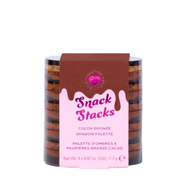  I Heart Revolution палитра сенки за очи Snack Stacks Cocoa Bronze 5 цвята