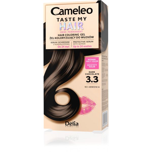 Cameleo полуперманентна боя за коса Taste My Hair 3.3 Dark Chocolate