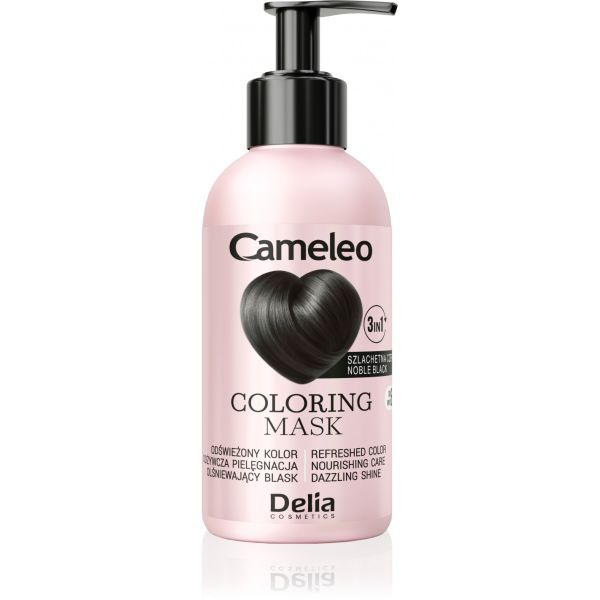 Cameleo 3-в-1 оцветяваща маска маска за коса Black 120ml
