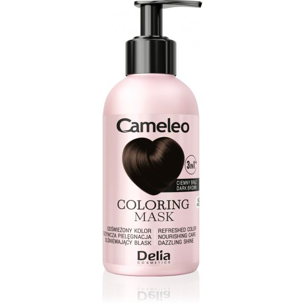 Cameleo 3-в-1 оцветяваща маска за коса Dark Brown 120ml