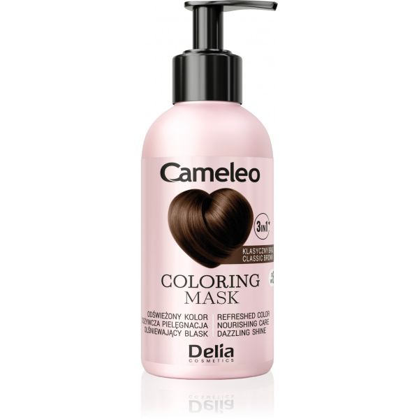 Cameleo 3-в-1 оцветяваща маска за коса Classic Brown 120ml