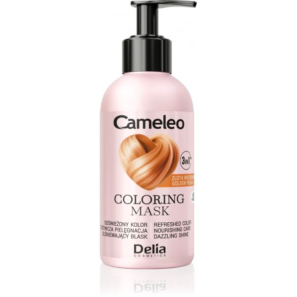 Cameleo 3-в-1 оцветяваща маска за коса Gold Peach 120ml