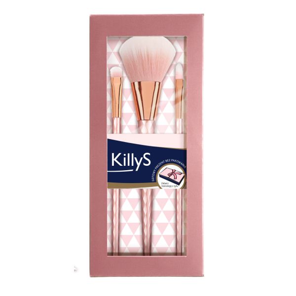 KillyS Diamond комплект 3 четки за грим