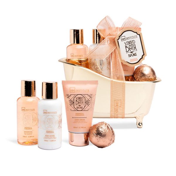 IDC Institute комплект за подарък Scented Bath Bronze вана 5 части