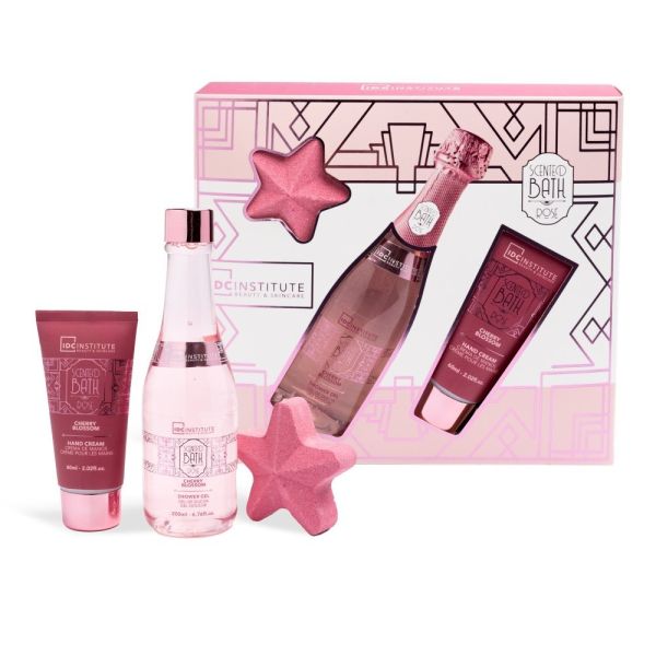 IDC Institute комплект за подарък Scented Bath Rose 3 части