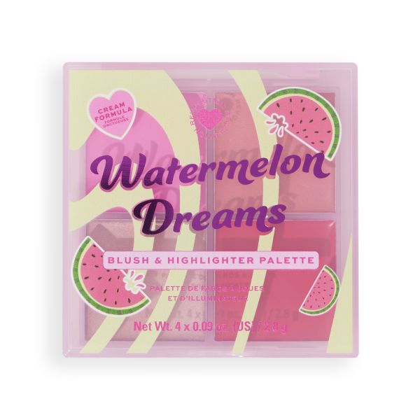 I Heart Revolution Палитра  хайлайтър и руж Watermelon Dreams 