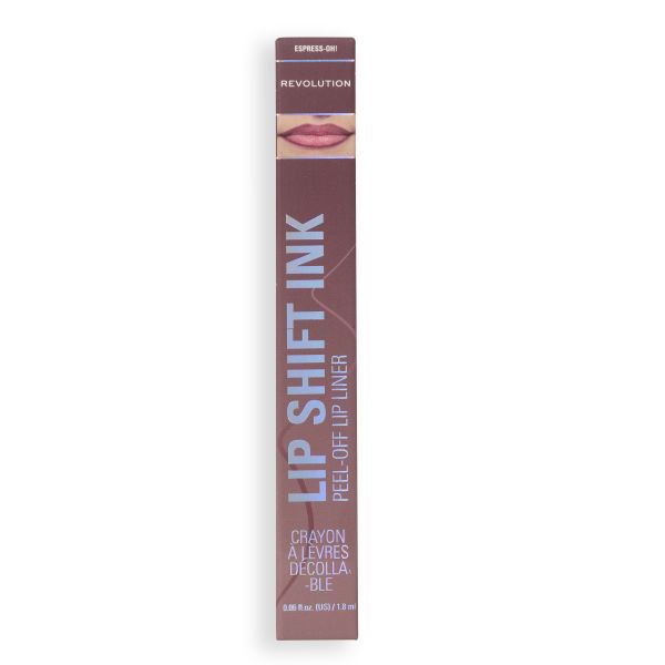Revolution Дълготраен молив за устни Lip Shift Ink Peel Off Espresso-oh