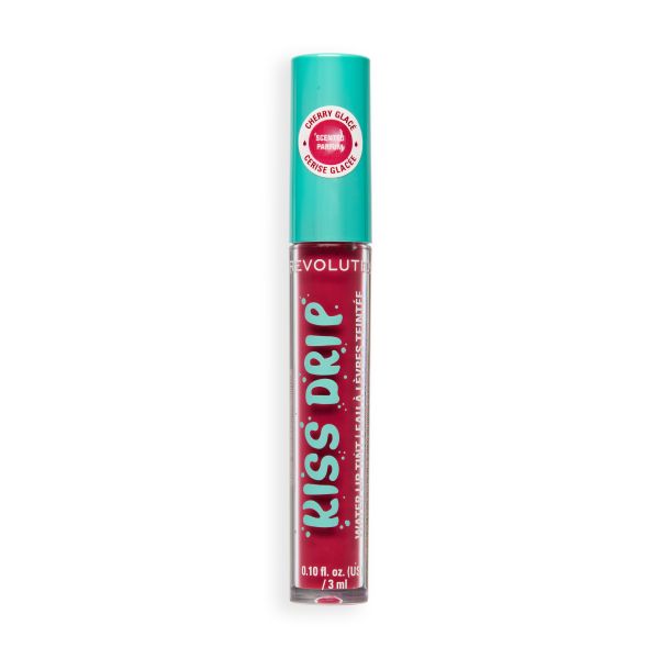 Revolution Боя за устни Kiss Drip Water Lip Tint Cherry Glace