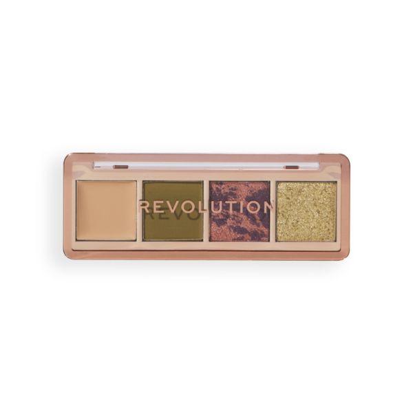 Makeup Revolution палитра сенки мини The Eternal Icon Edit Green 4 цвята