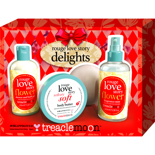 Treaclemoon  подаръчен комплект за тяло 4 части Rouge Love 