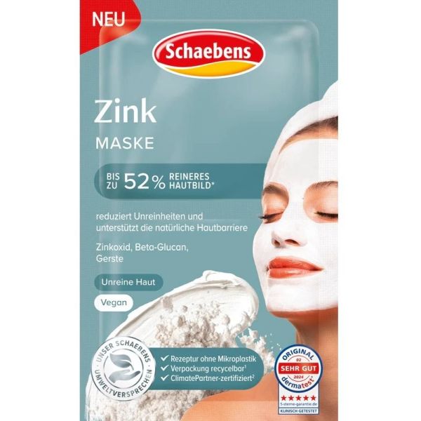 Schaebens маска за лице с цинк Zink 2х5мл.