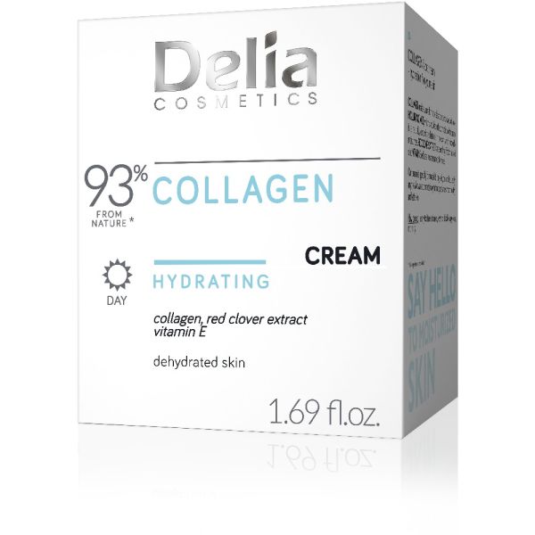 Delia хидратиращ крем за лице Collagen 50мл