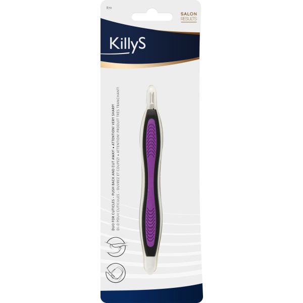 KillyS ергономичен двустранен инструмент за оформяне на кожички