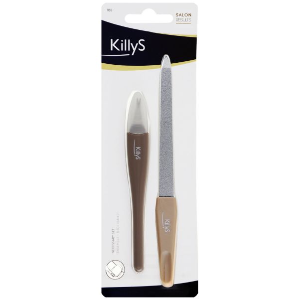 KillyS инструмент за изрязване на кожички и пила за нокти