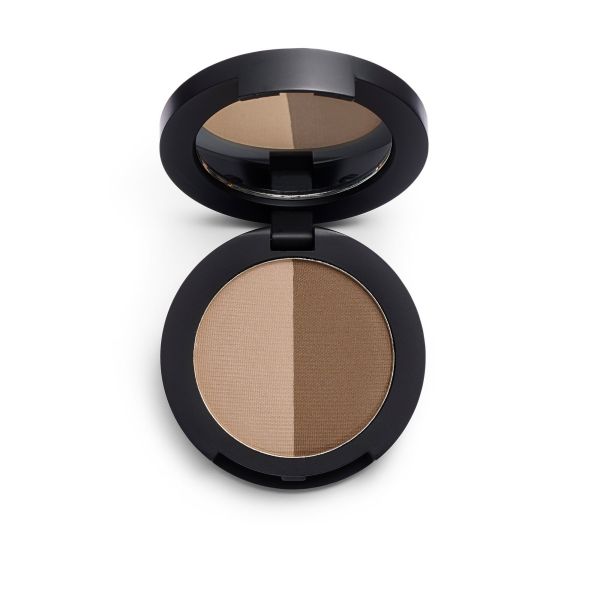 Revolution Pro пудра за вежди Duo Brow Dark Brown