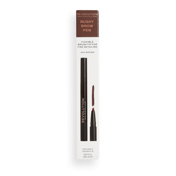 Makeup Revolution молив за вежди Bushy Brow Ash Brown