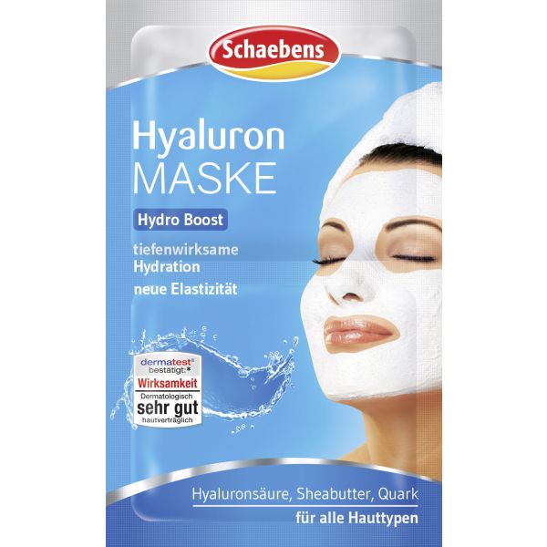 Schaebens маска за лице с хиалуронова киселина 2x5мл.