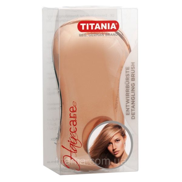 Titania четка за лесно разсесване rose gold 13см