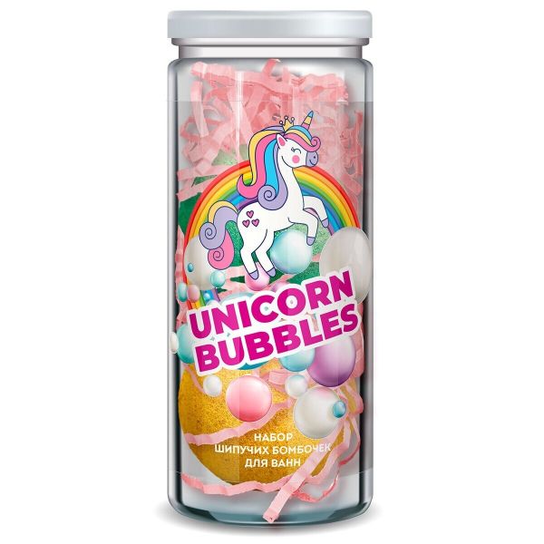 Fito cosmetic комплект бомбички за вана 2 броя Unicorn Bubbles