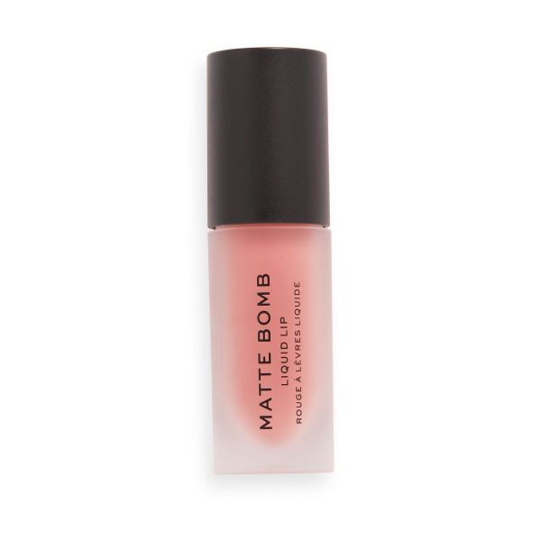 Makeup Revolution матово червило за устни Matte Bomb Fancy Pink