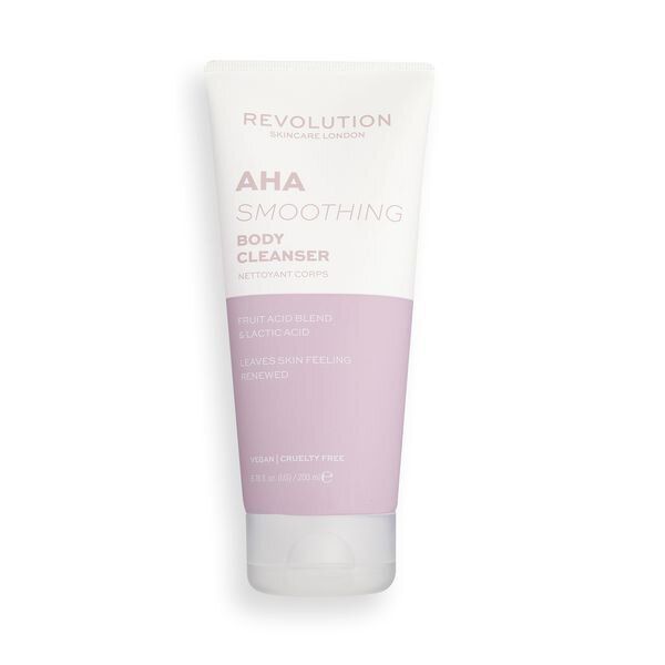 Revolution Skincare душ крем за тяло Lactic Acid AHA Smoothing Body Cleanser 200мл.