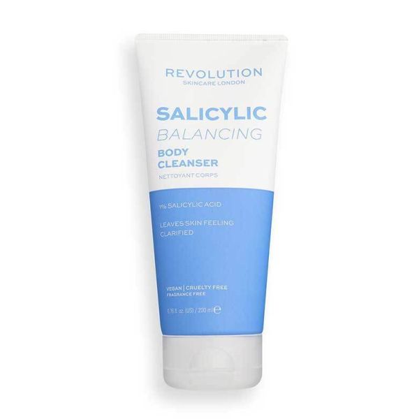Revolution Skincare душ крем за тяло 1% Salicylic Acid BHA Balancing Body Cleanser 200мл