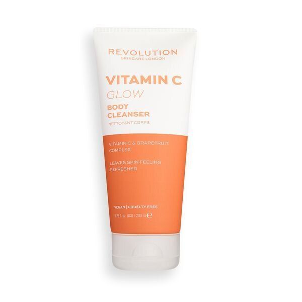 Revolution Skincare душ крем за тяло Vitamin C Glow Body Cleanser 200мл