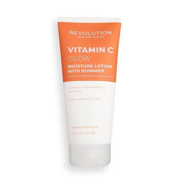 Revolution Skincare лосион за тяло Vitamin C Glow Shimmer Moisture Lotion 200мл
