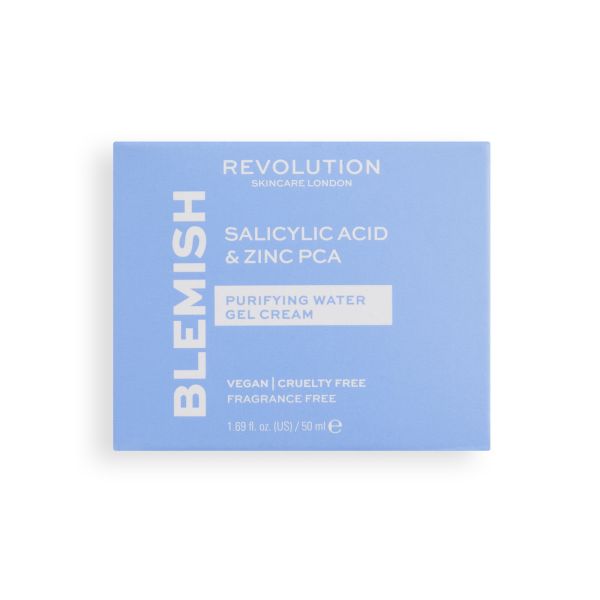Revolution Skincare крем гел за лице Blemish Salicylic & Zinc 50мл