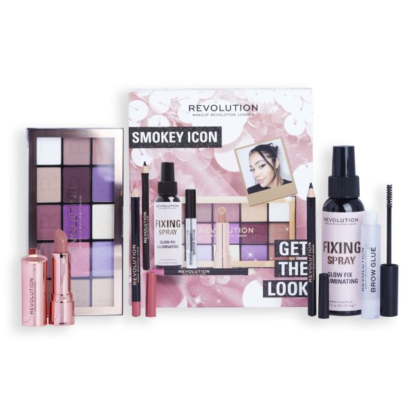 Makeup Revolution подаръчен комплект Get The Look Smokey Icon | наранена опаковка